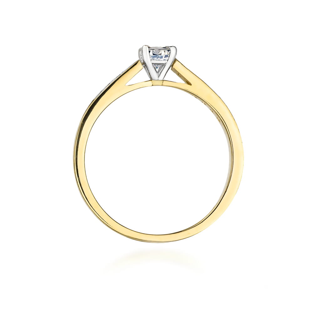 Prsteň W052 Diamant 0,30ct žlté zlato Au 585/1000 - 2