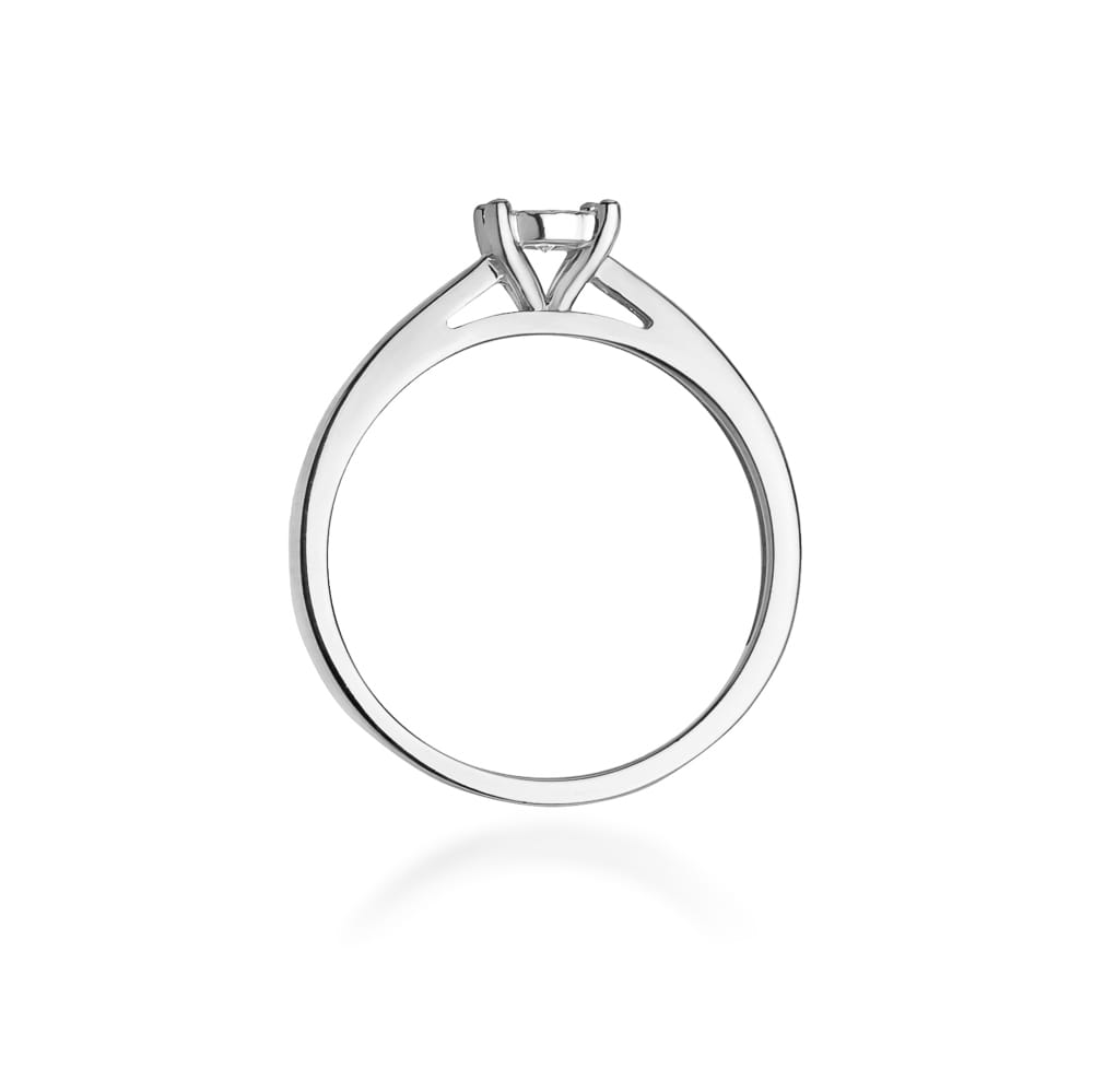 Prsteň W007 Diamant 0,08ct biele zlato Au 585/1000 - 2