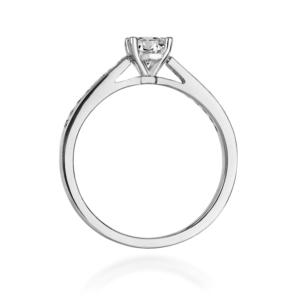 Prsteň W052 Diamant 0,50ct biele zlato Au 585/1000 - 2