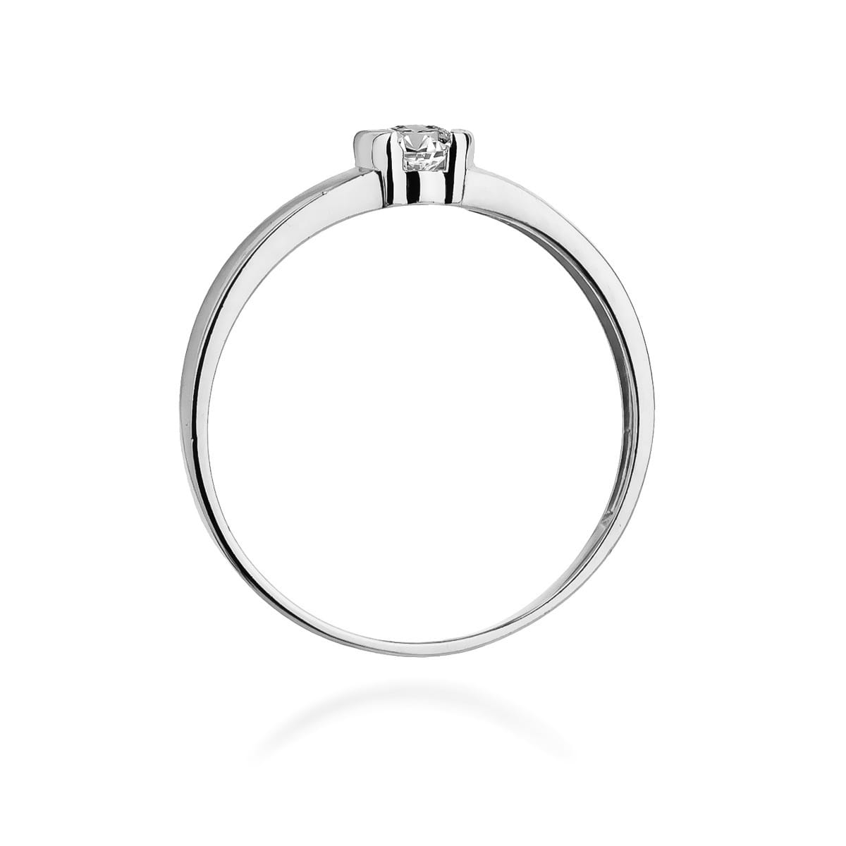 W138 Diamantový prsteň 0,25ct biele zlato Au 585/1000 - 2