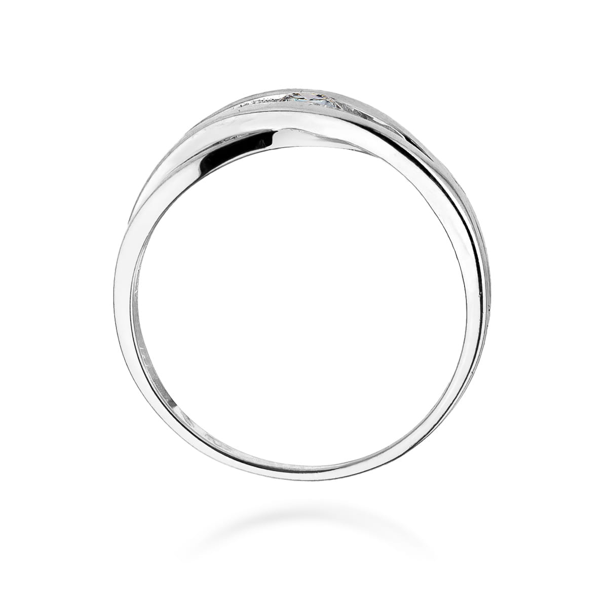 W156 Diamantový prsteň 0,10ct biele zlato Au 585/1000 - 2