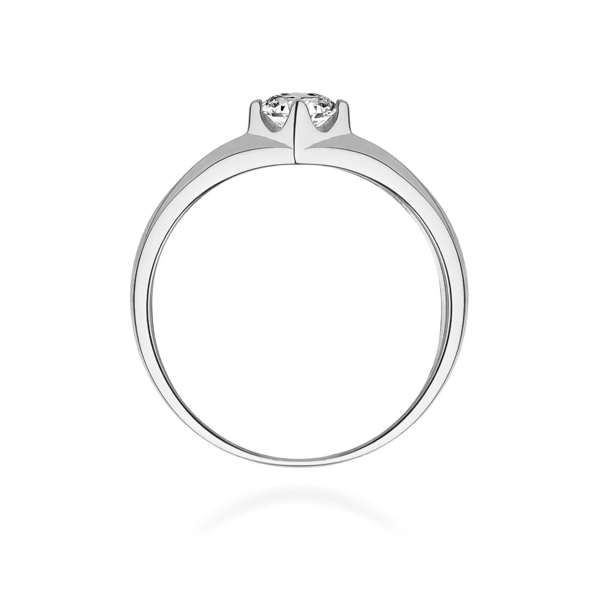 W161 Diamantový prsteň 0,20ct biele zlato Au 585/1000 - 2