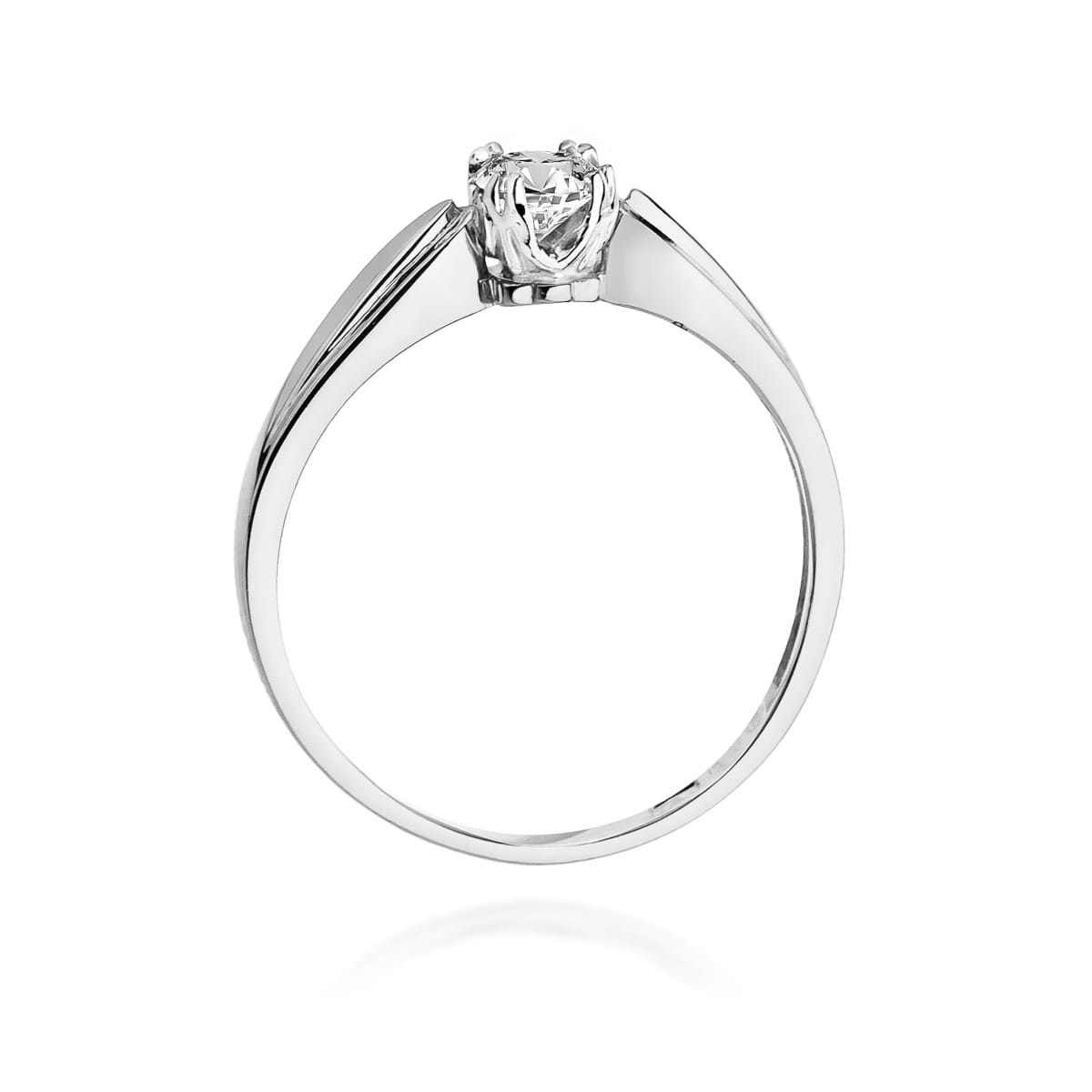W197 Diamantový prsteň 0,24ct biele zlato Au 585/1000 - 2