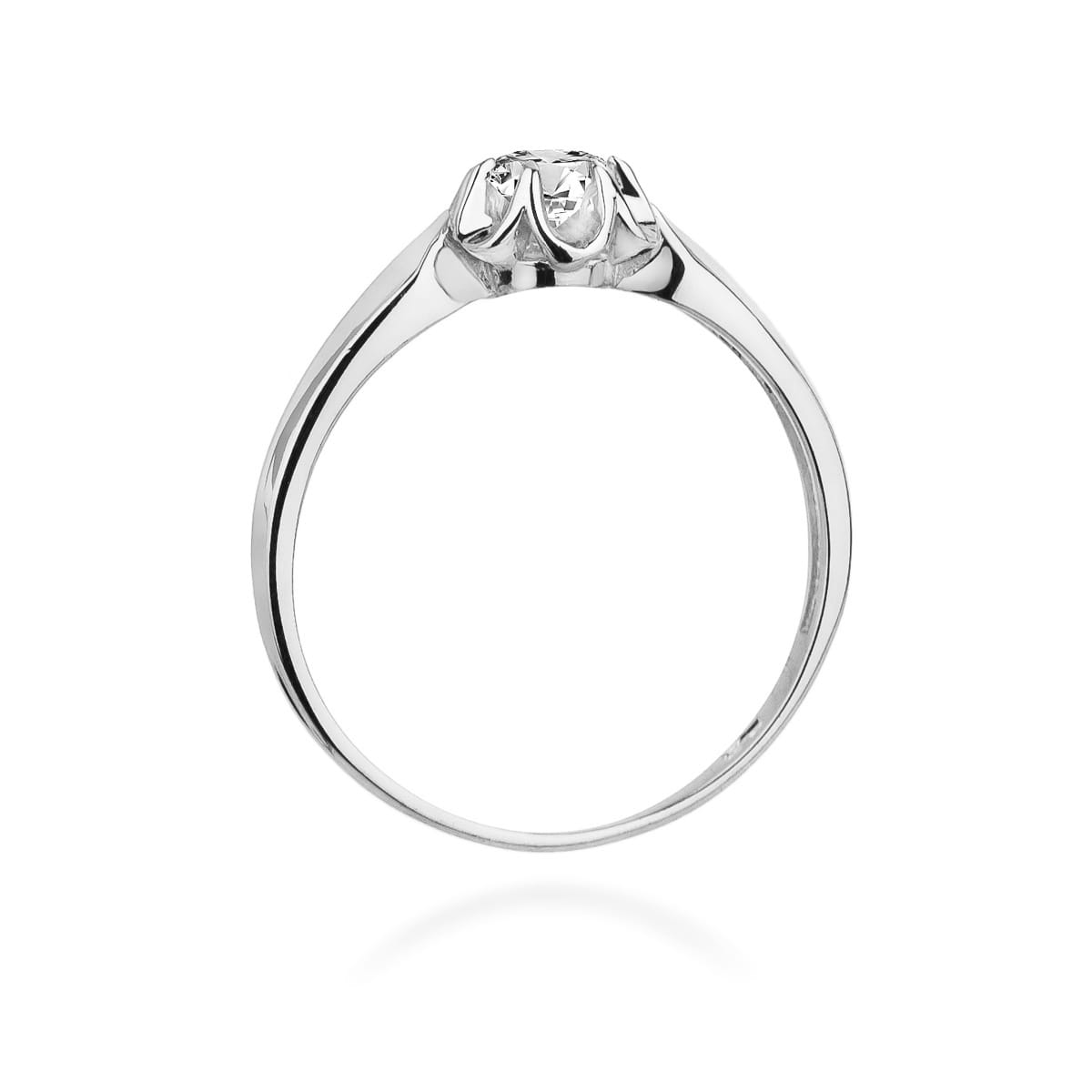W203 Diamantový prsteň 0,23ct biele zlato Au 585/1000 - 2