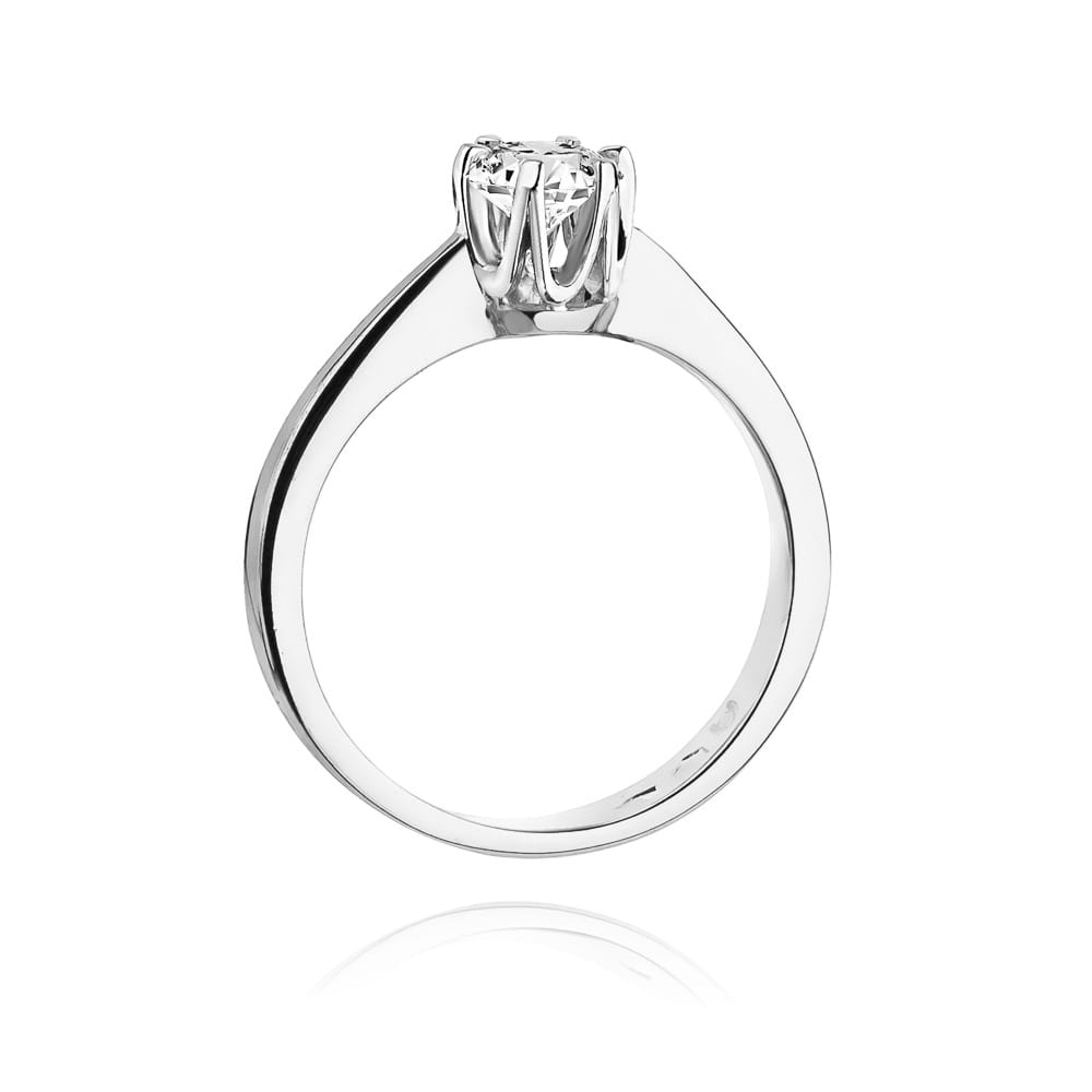 W220B Diamantový prsteň 0,25ct biele zlato Au 585/1000 - 2