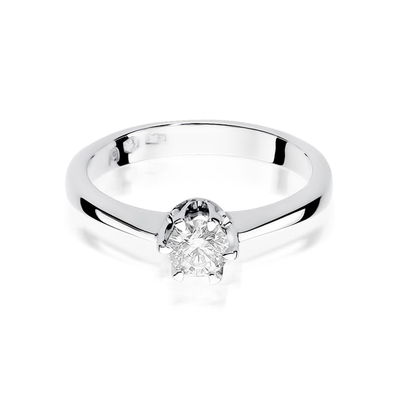 W220B Diamantový prsteň 0,30ct biele zlato Au 585/1000 - 1