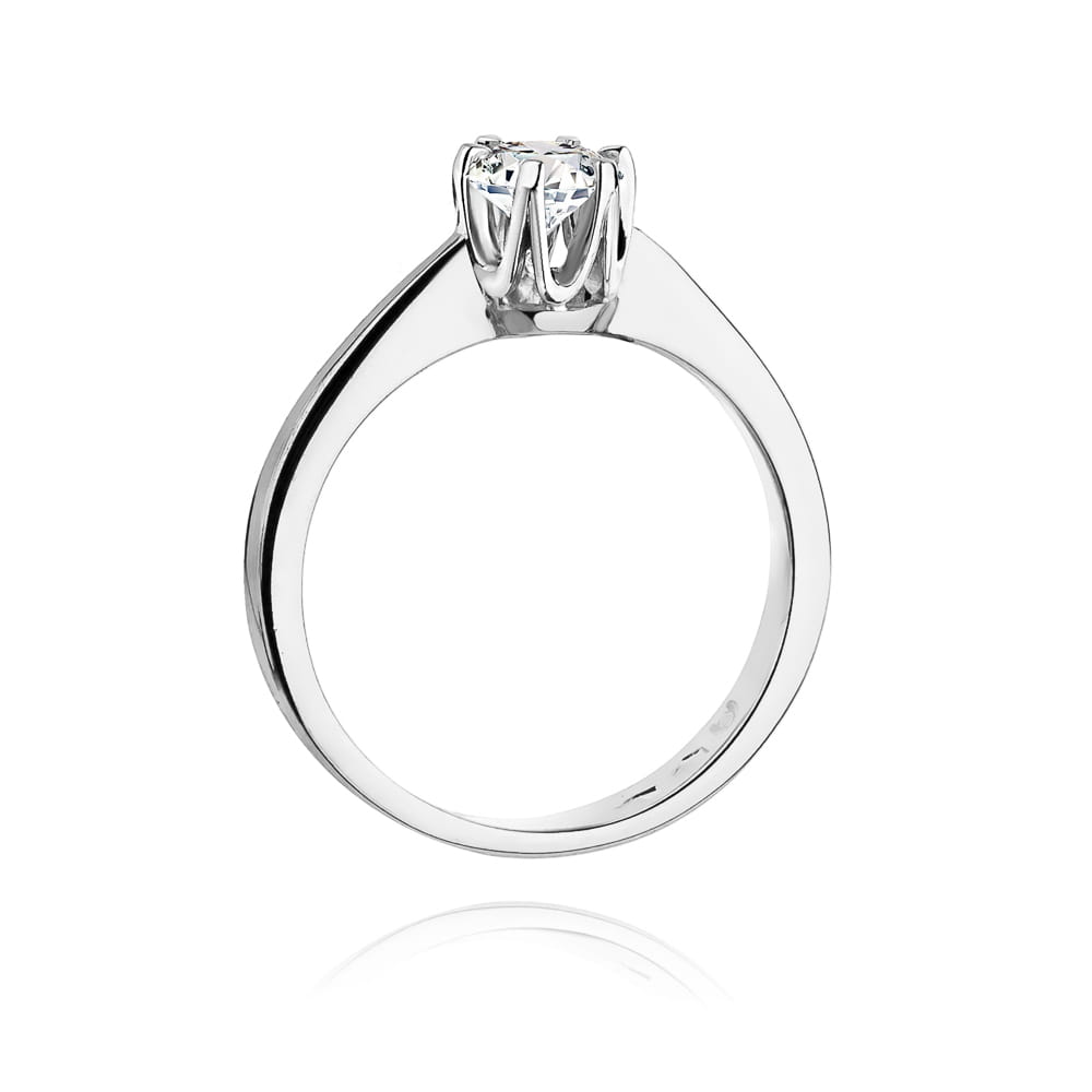 W220B Diamantový prsteň 0,30ct biele zlato Au 585/1000 - 2