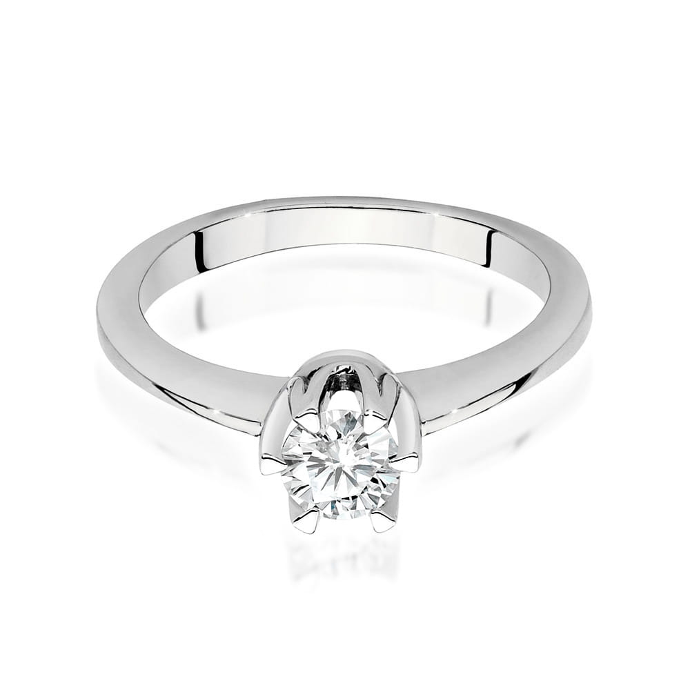 W220B Diamantový prsteň 0,40ct biele zlato Au 585/1000 - 1