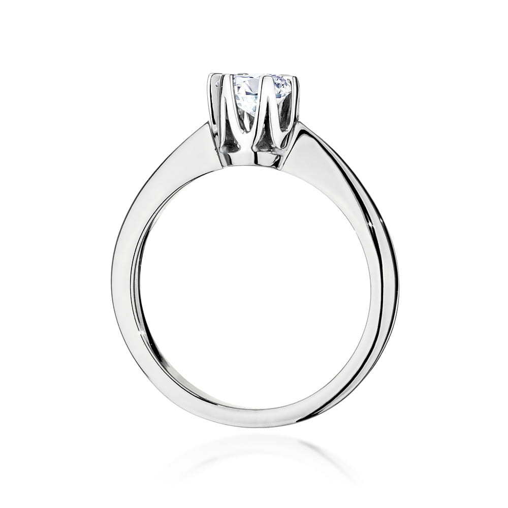 W220B Diamantový prsteň 0,40ct biele zlato Au 585/1000 - 2