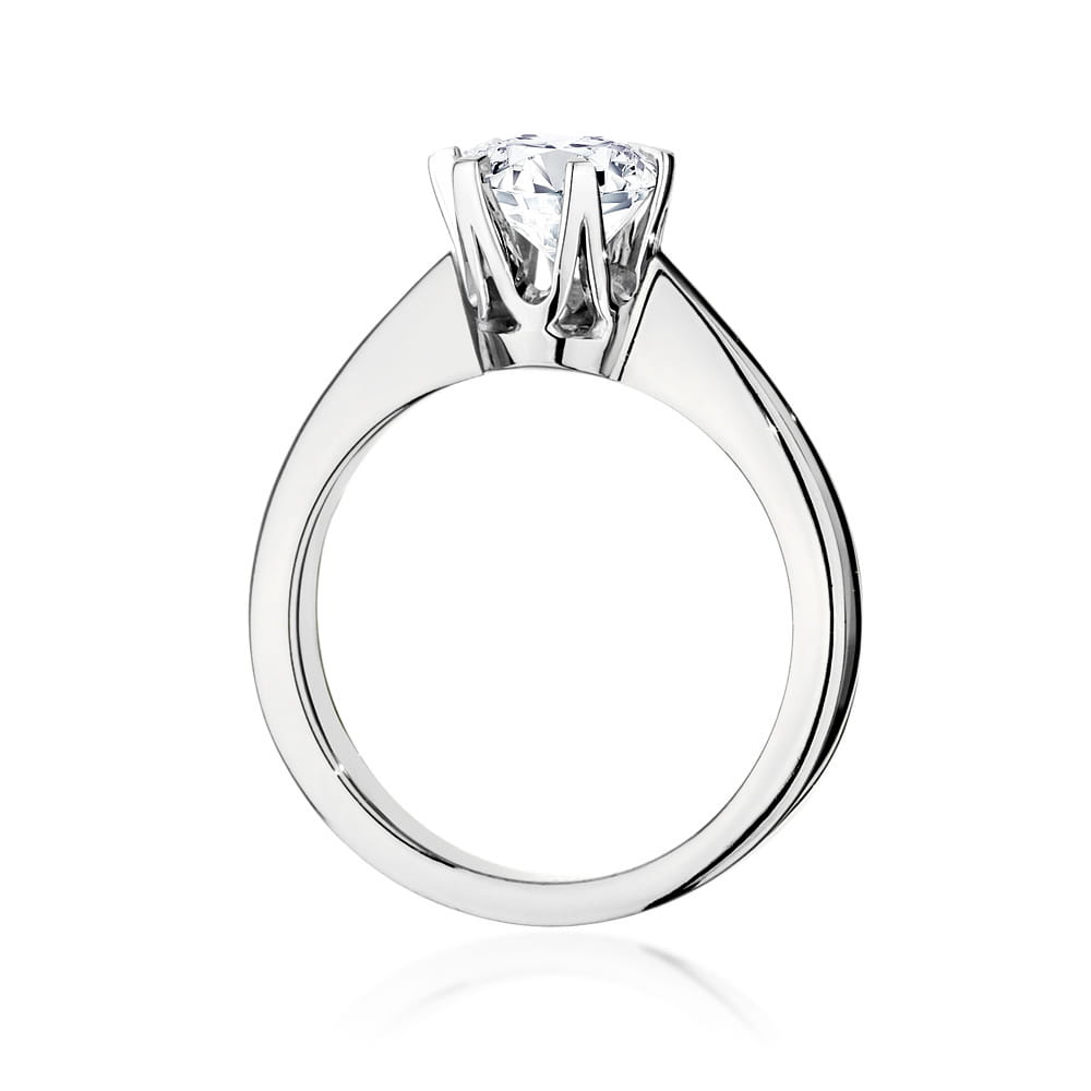 W220B Diamantový prsteň 0,70ct biele zlato Au 585/1000 - 2