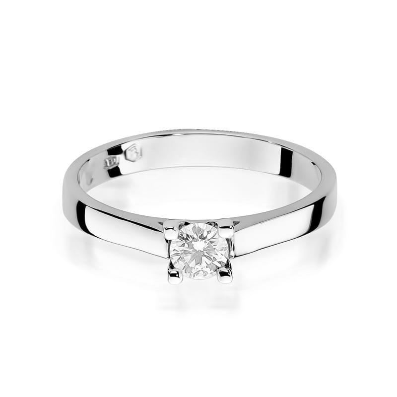 W221B Diamantový prsteň 0,20ct biele zlato Au 585/1000 - 1
