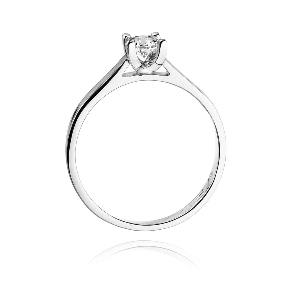 W221B Diamantový prsteň 0,20ct biele zlato Au 585/1000 - 2