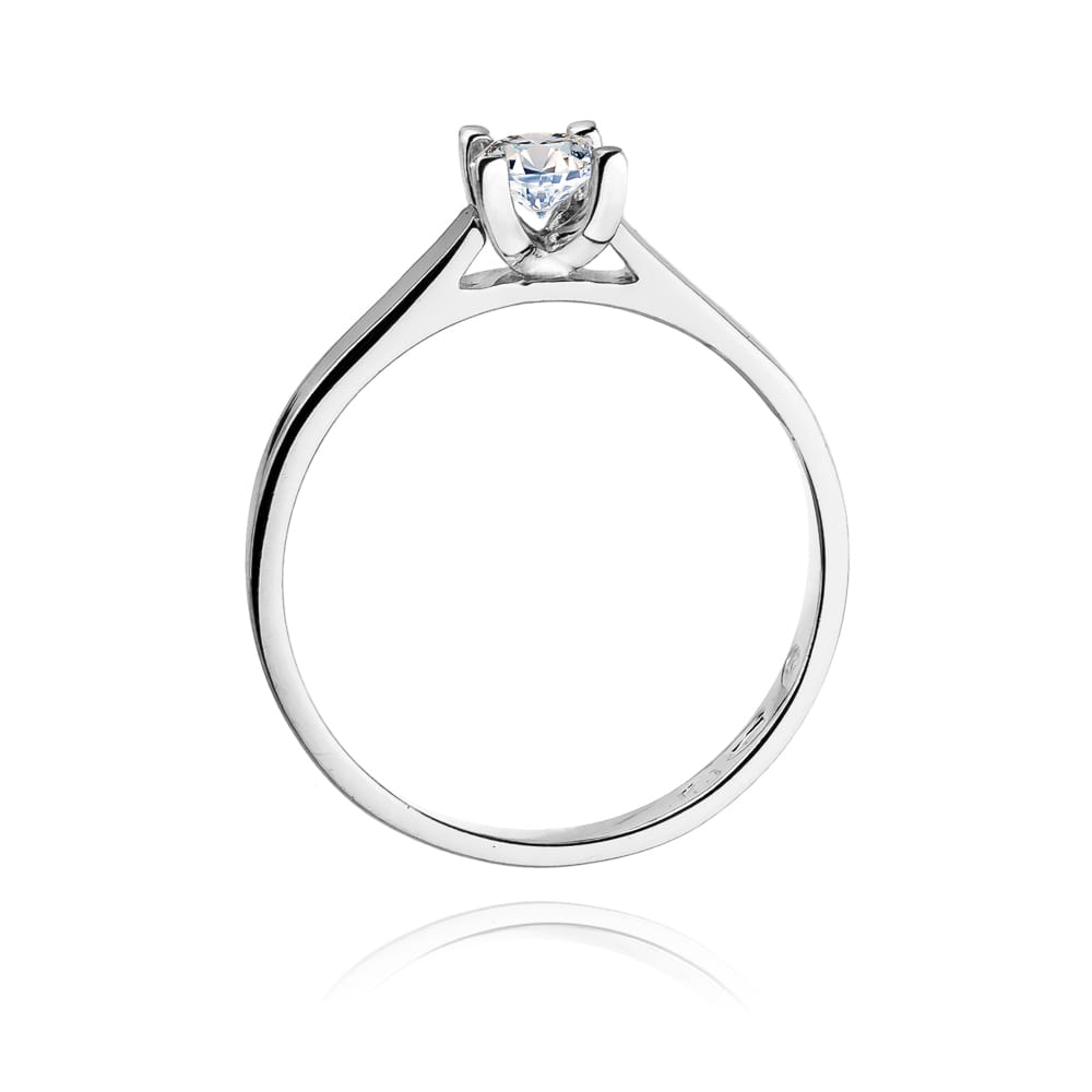 W221B Diamantový prsteň 0,25ct biele zlato Au 585/1000 - 2
