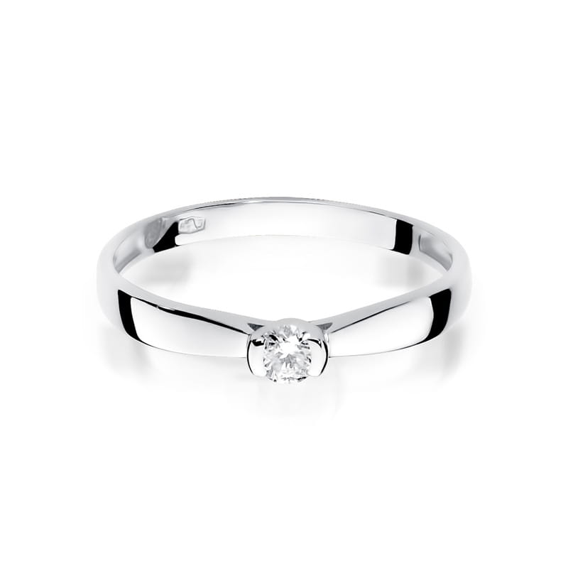 W223 Diamantový prsteň 0,08ct biele zlato Au 585/1000 - 1