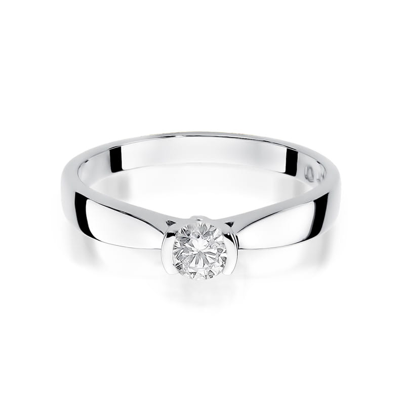 W223B Diamantový prsteň 0,30ct biele zlato Au 585/1000 - 1