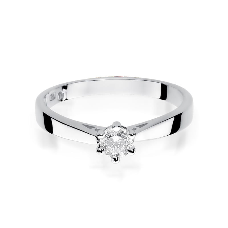 W229B Diamantový prsteň 0,30ct biele zlato Au 585/1000 - 1