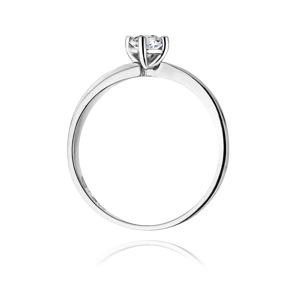 W231B Diamantový prsteň 0,25ct biele zlato Au 585/1000 - 2