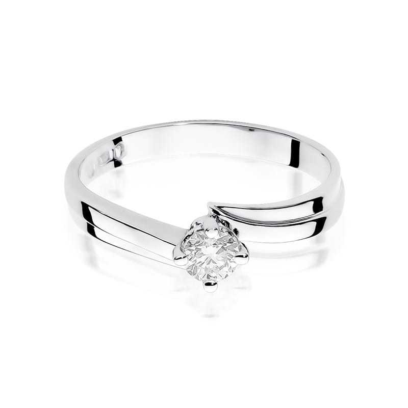 W231B Diamantový prsteň 0,30ct biele zlato Au 585/1000 - 1