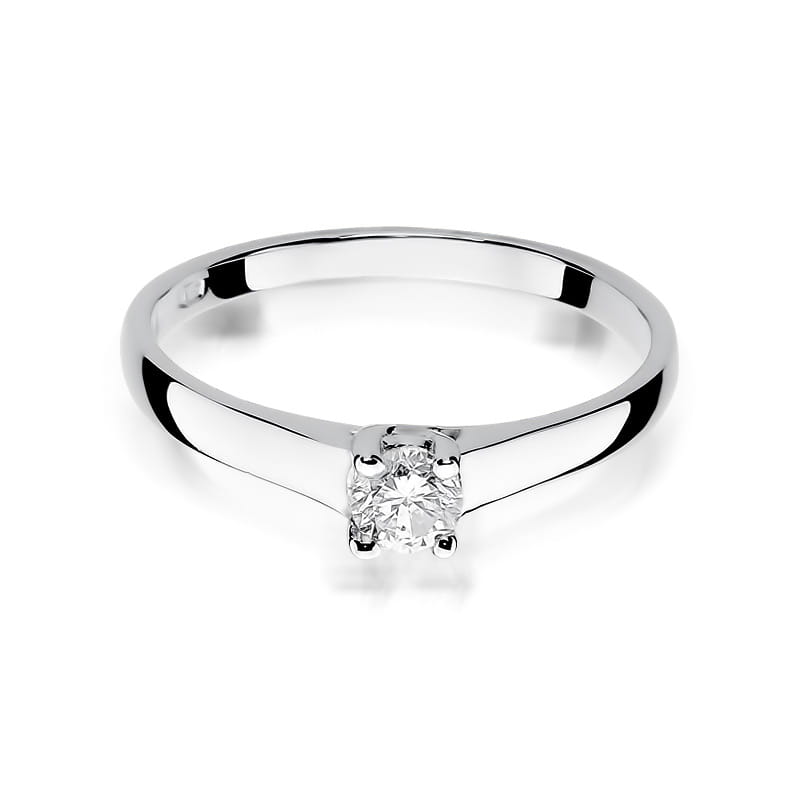 W239 Diamantový prsteň 0,20ct biele zlato Au 585/1000 - 1