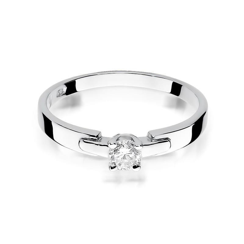 W241 Diamantový prsteň 0,20ct biele zlato Au 585/1000 - 1