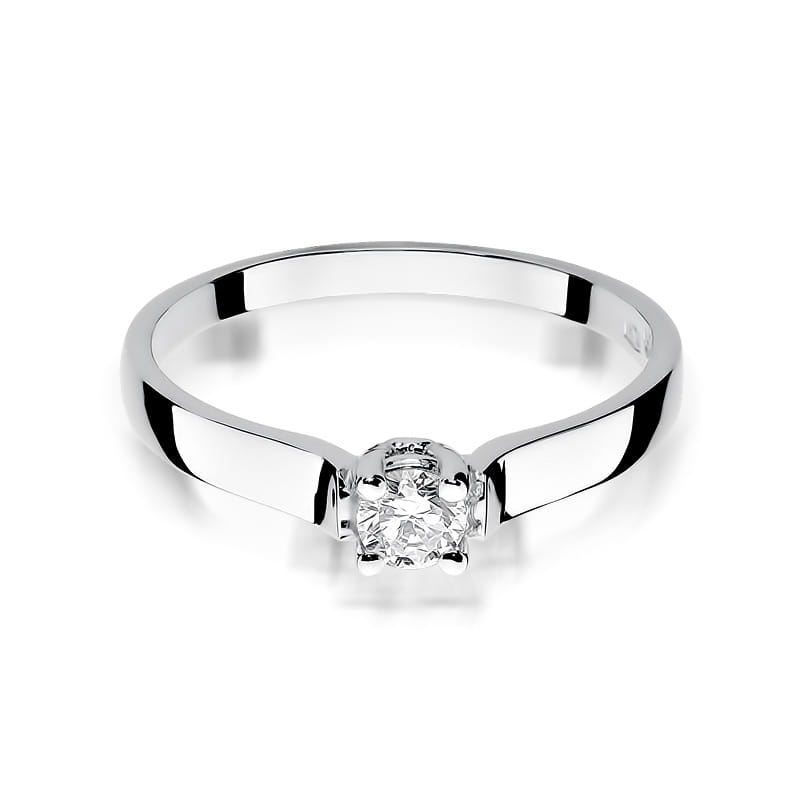 W244 Diamantový prsteň 0,20ct biele zlato Au 585/1000 - 1
