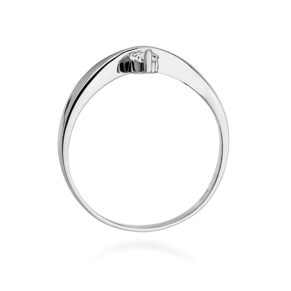 W263 Diamantový prsteň 0,15ct biele zlato Au 585/1000 - 2