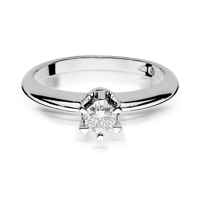W267 Diamantový prsteň 0,30ct biele zlato Au 585/1000 - 1