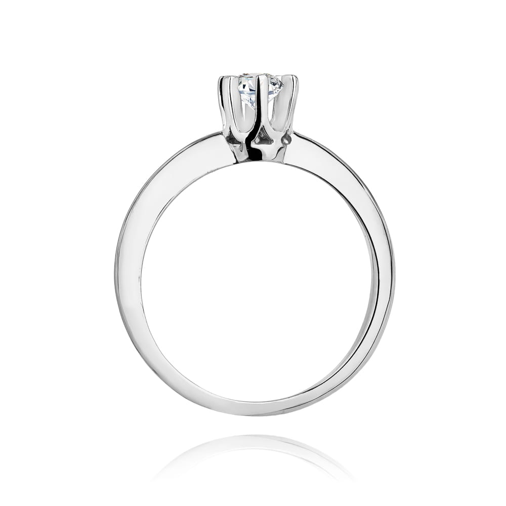 W267 Diamantový prsteň 0,30ct biele zlato Au 585/1000 - 2