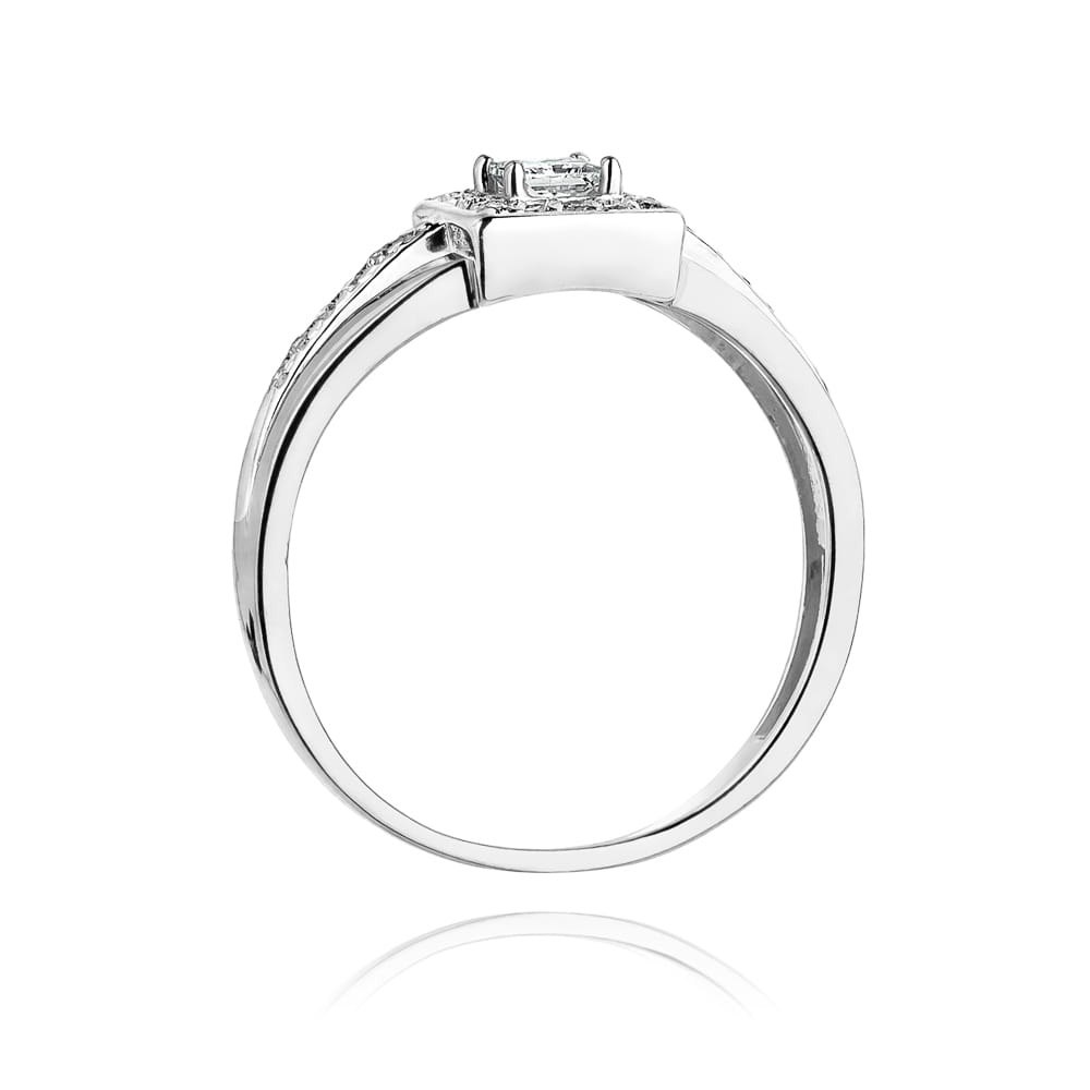 W271 Diamantový prsteň 0,15ct biele zlato Au 585/1000 - 2