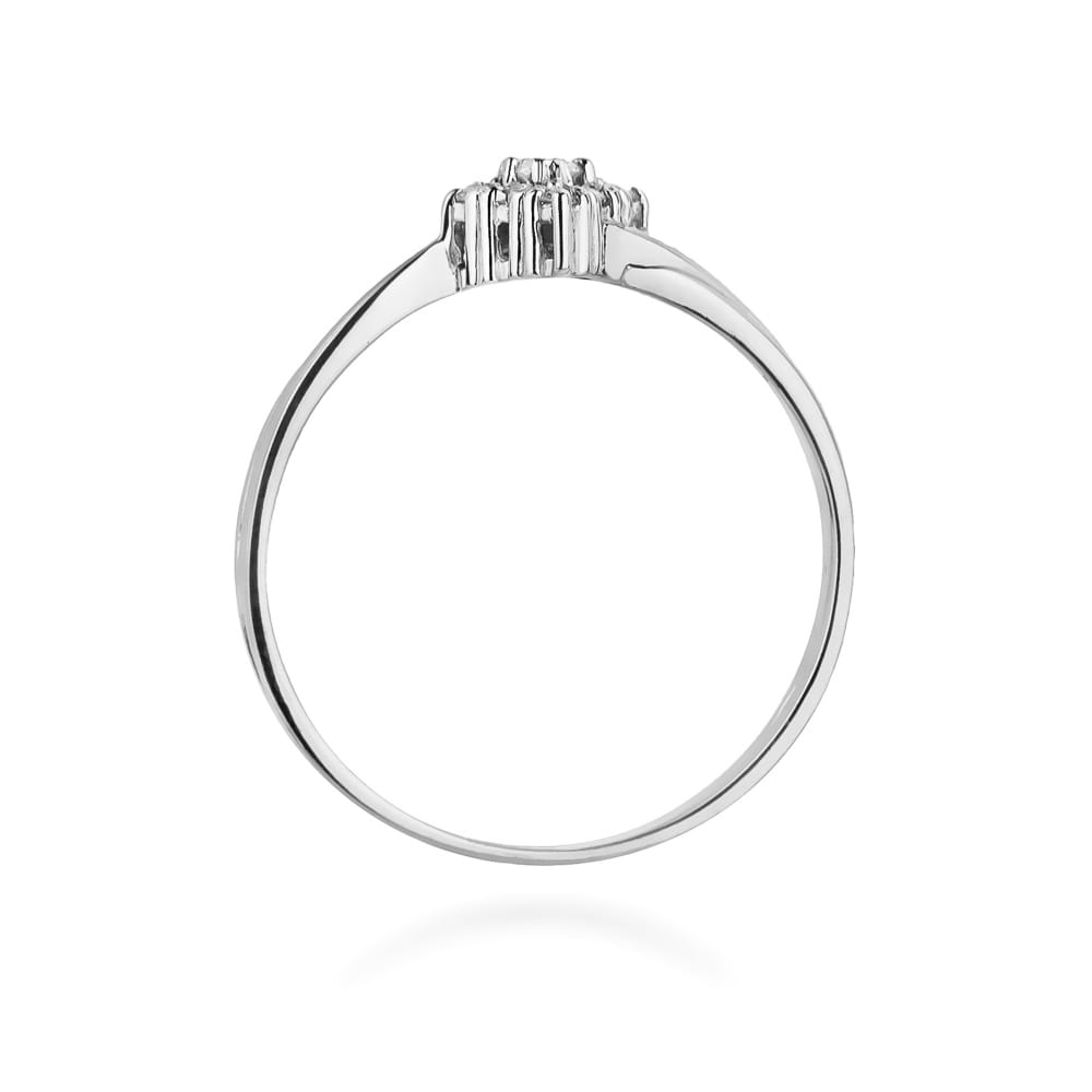 W275 Diamantový prsteň 0,02ct biele zlato Au 585/1000 - 2