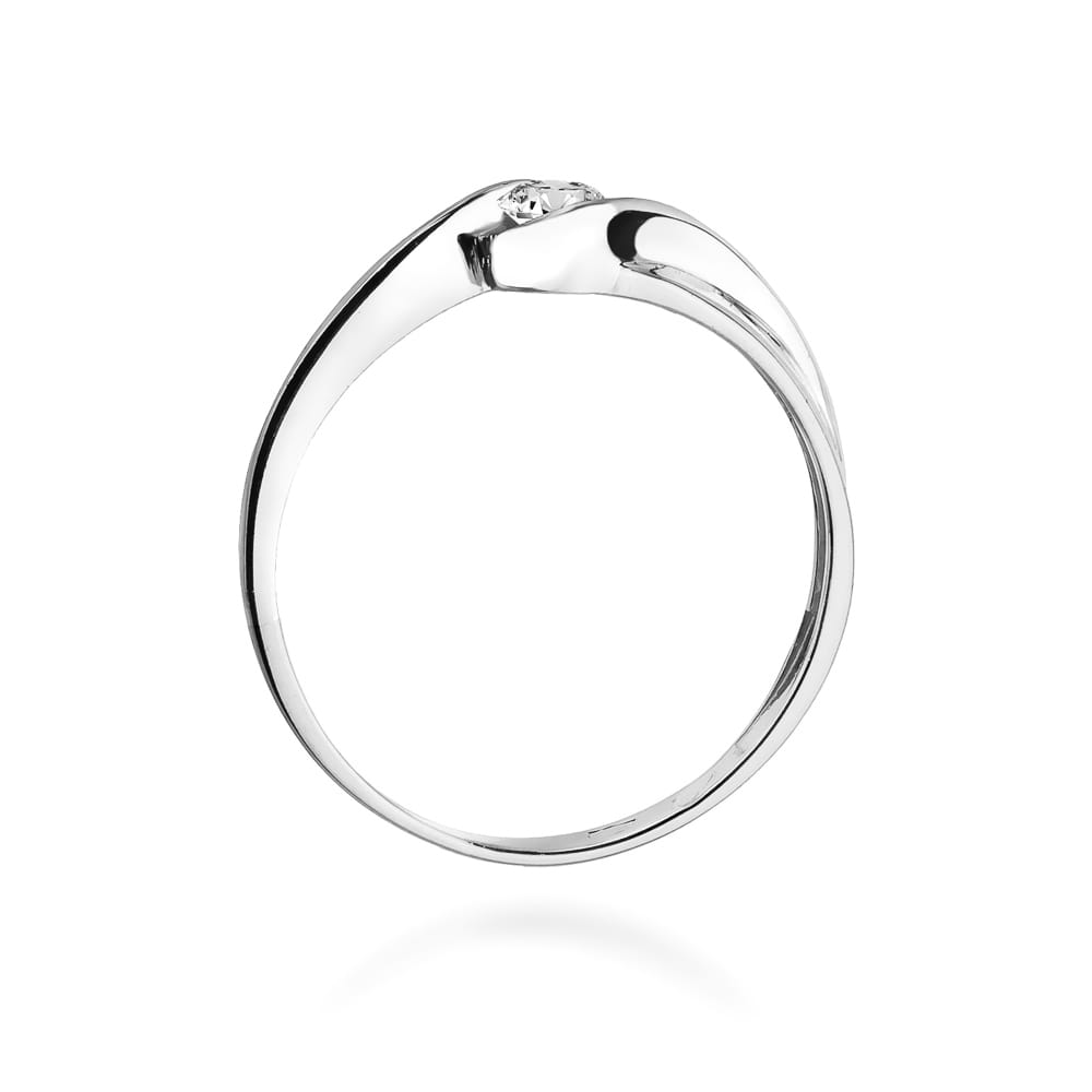 W278 Diamantový prsteň 0,15ct biele zlato Au 585/1000 - 2