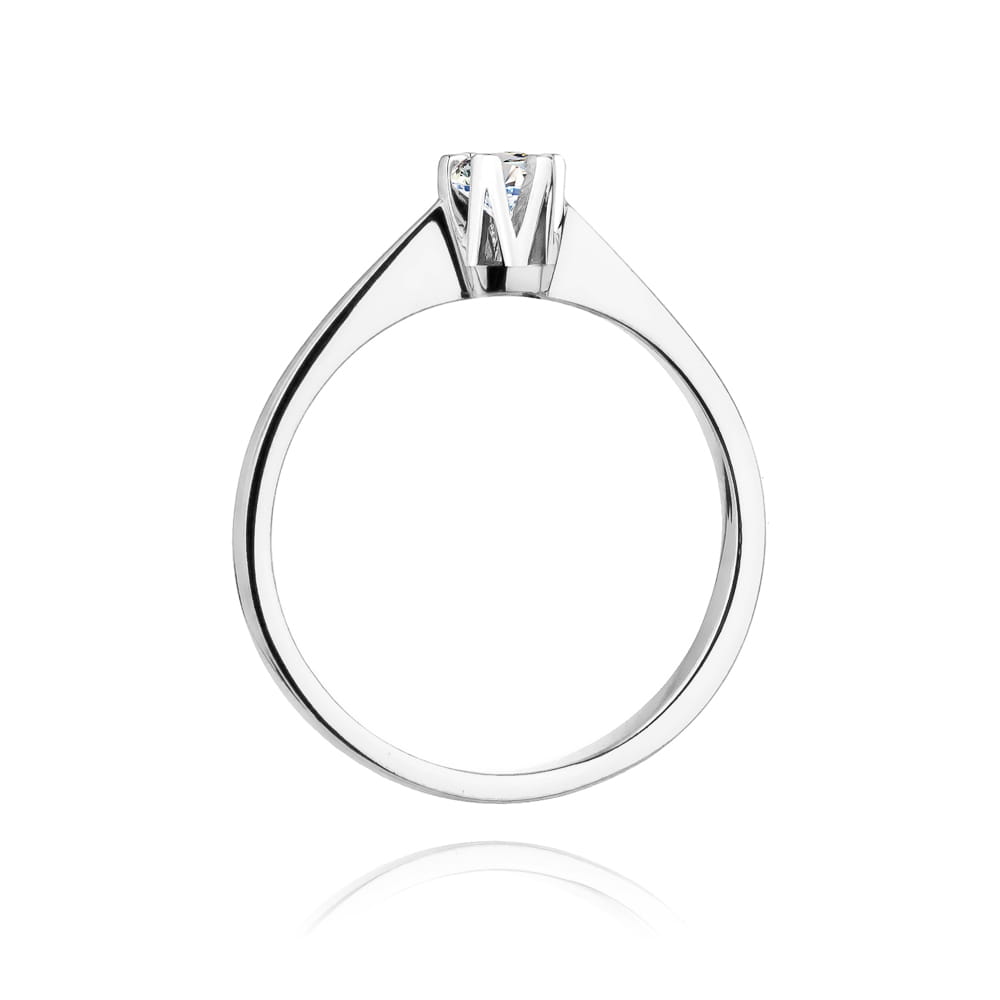 W319 Diamantový prsteň 0,50ct biele zlato Au 585/1000 - 2