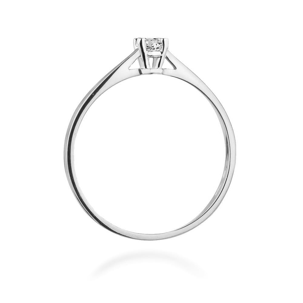 W335 Diamantový prsteň 0,15ct biele zlato Au 585/1000 - 2