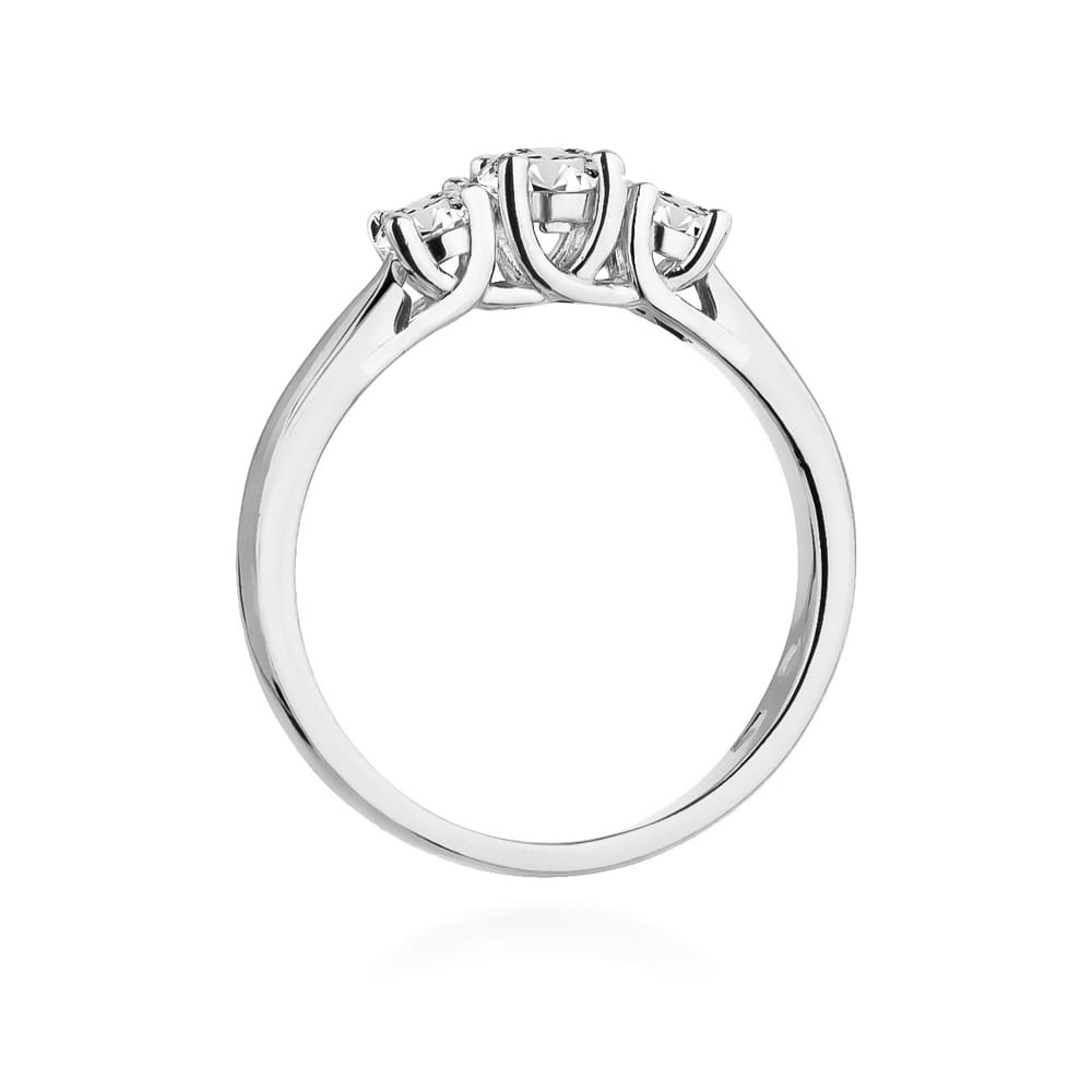 W344 Diamantový prsteň 0,25ct biele zlato Au 585/1000 - 2