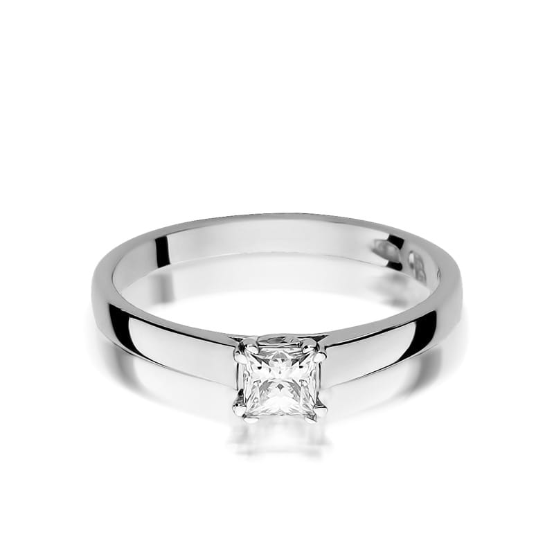 W347 Diamantový prsteň 0,30ct biele zlato Au 585/1000 - 1