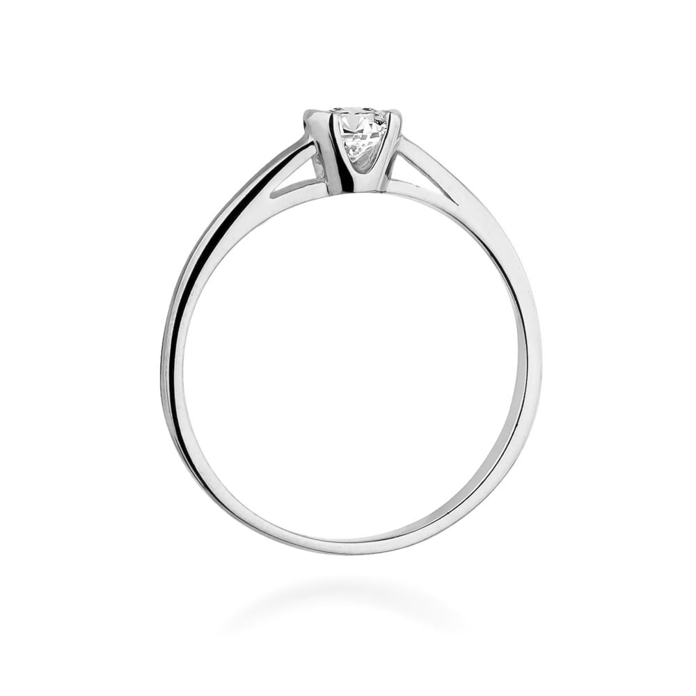 W375 Diamantový prsteň 0,23ct biele zlato Au 585/1000 - 2