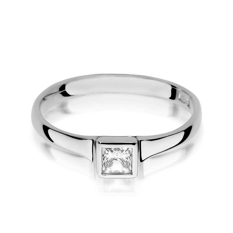 W391 Diamantový prsteň 0,30ct biele zlato Au 585/1000 - 1