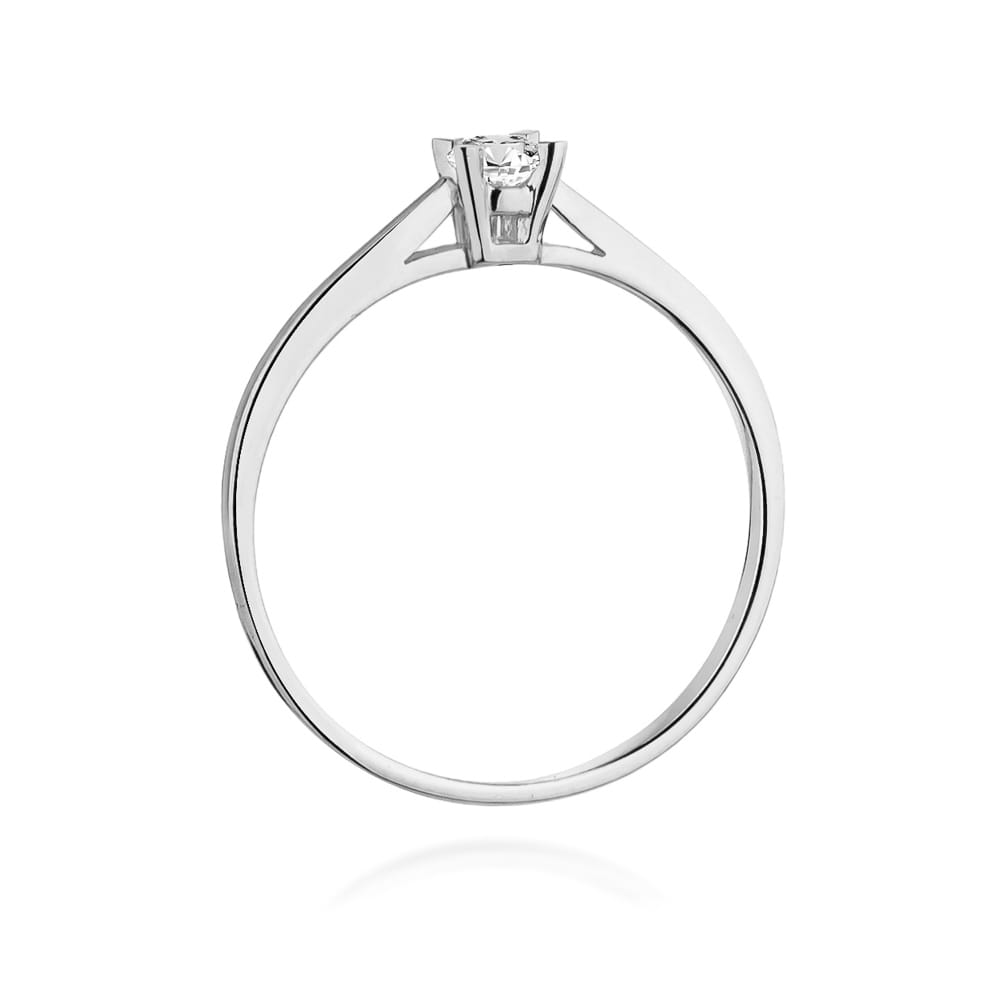 W392 Diamantový prsteň 0,15ct biele zlato Au 585/1000 - 2