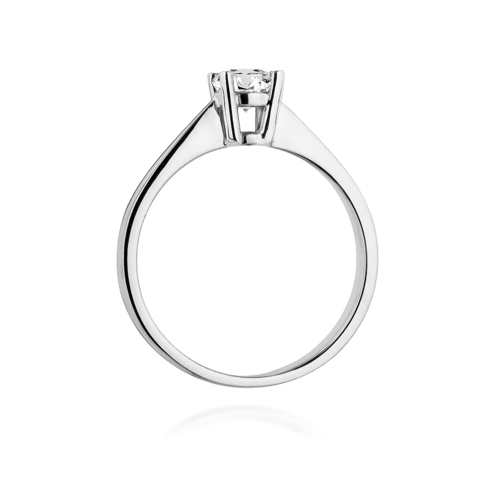 W404 Diamantový prsteň 0,50ct biele zlato Au 585/1000 - 2