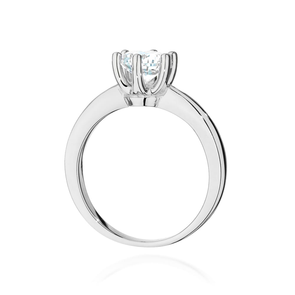 W482 Diamantový prsteň 1,00ct biele zlato Au 585/1000 - 2