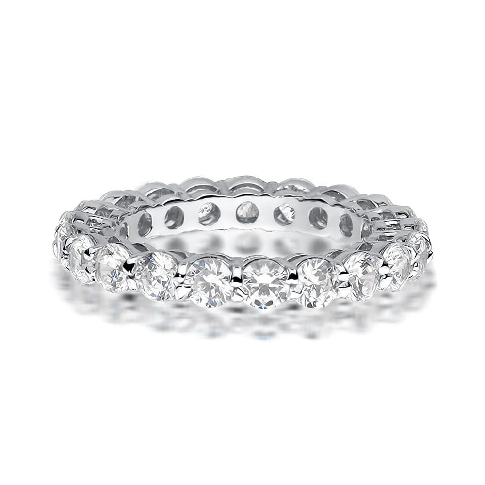 Prsteň W0519 s diamantmi, biele zlato Au 585/1000 - 1