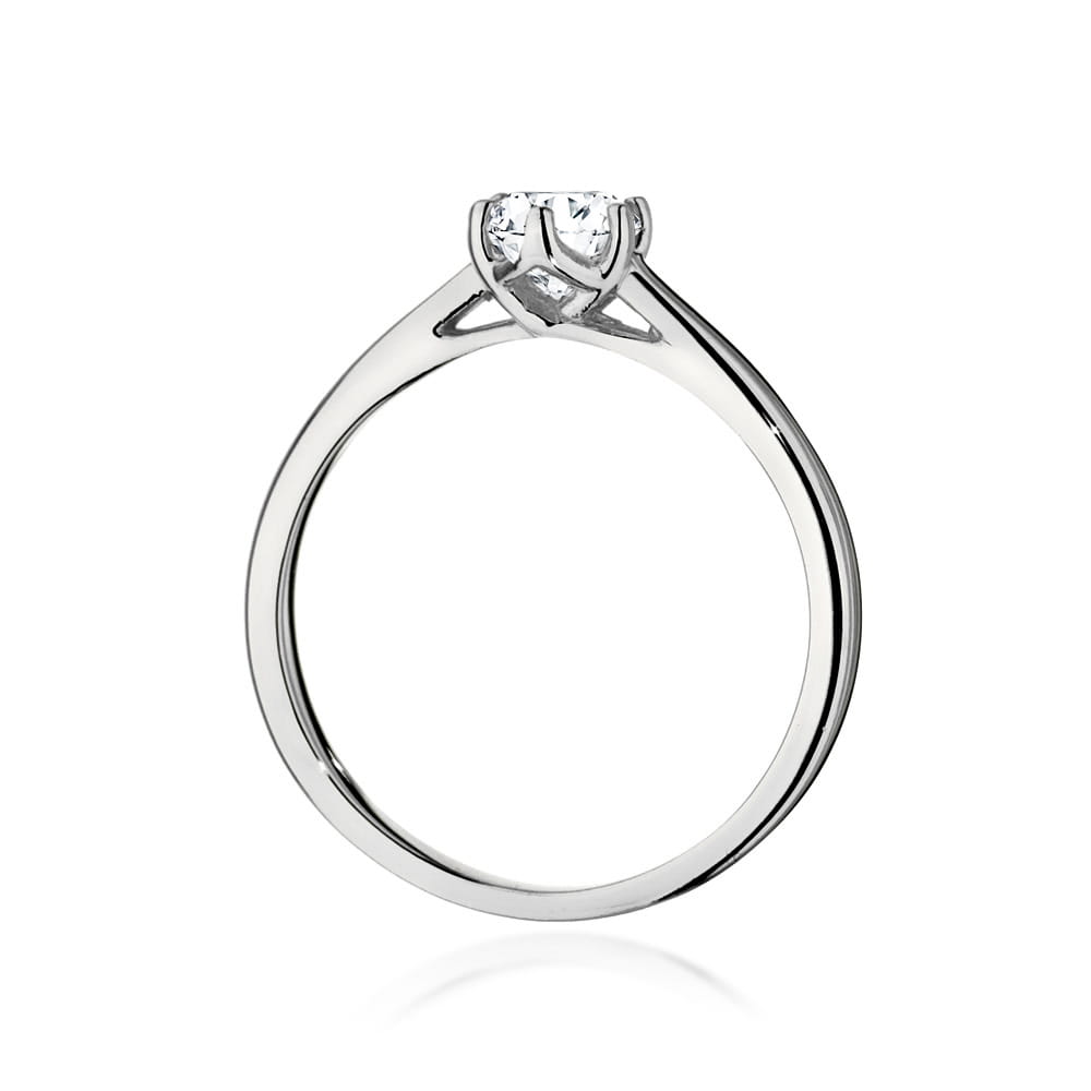 W540 Diamantový prsteň 0,40ct biele zlato Au 585/1000 - 2