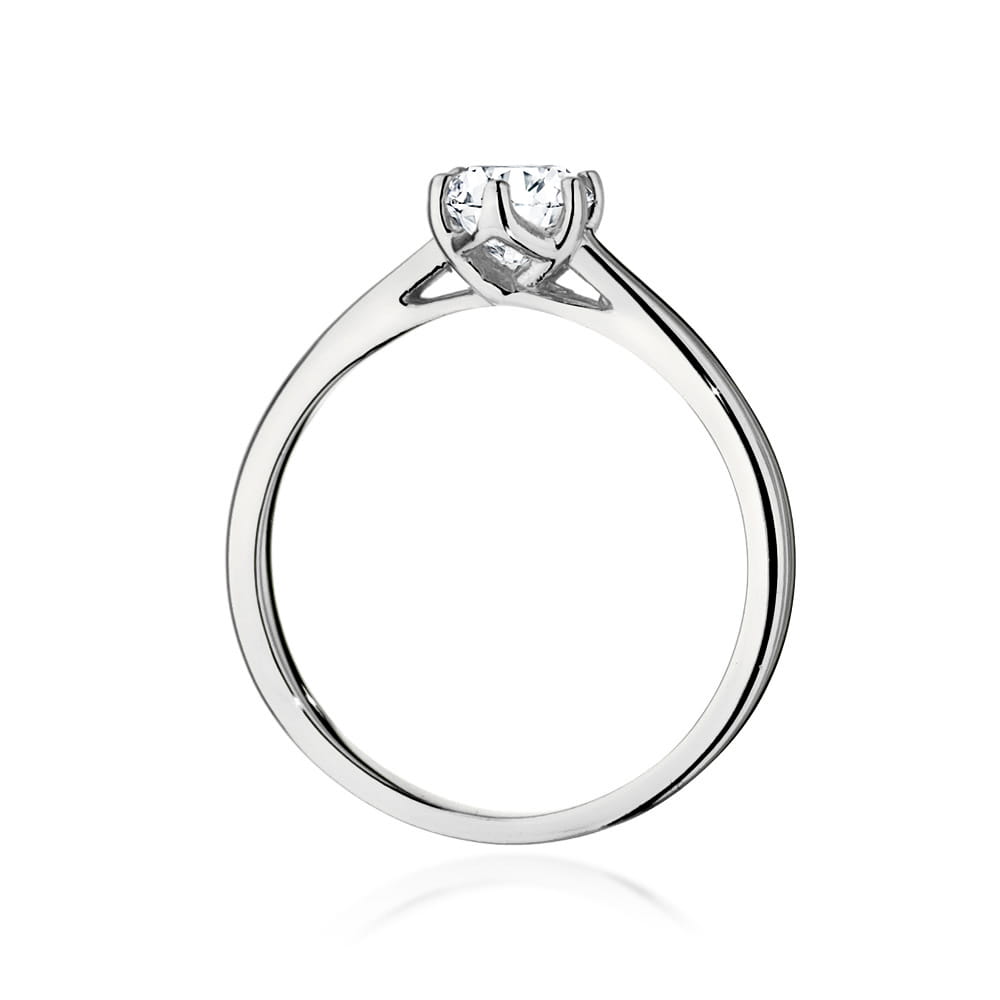 W540 Diamantový prsteň 0,50ct biele zlato Au 585/1000 - 2
