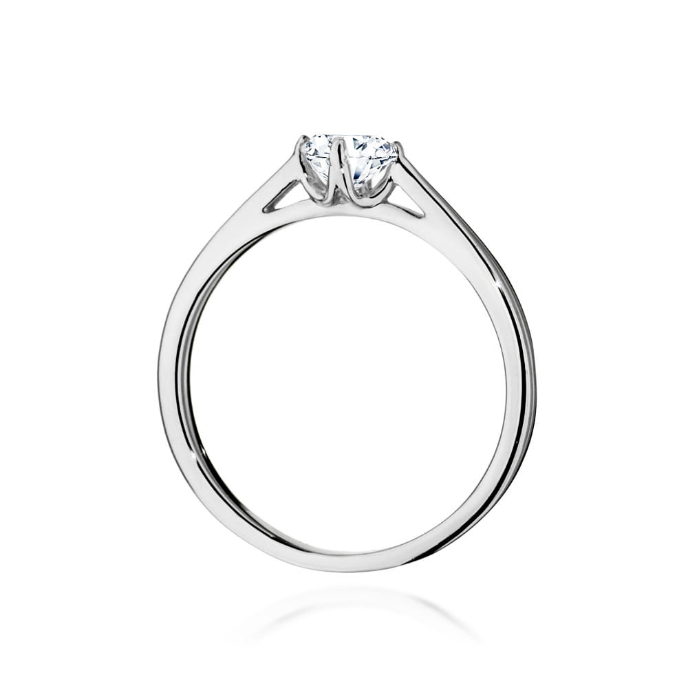 W543 Diamantový prsteň 0,40ct biele zlato Au 585/1000 - 2