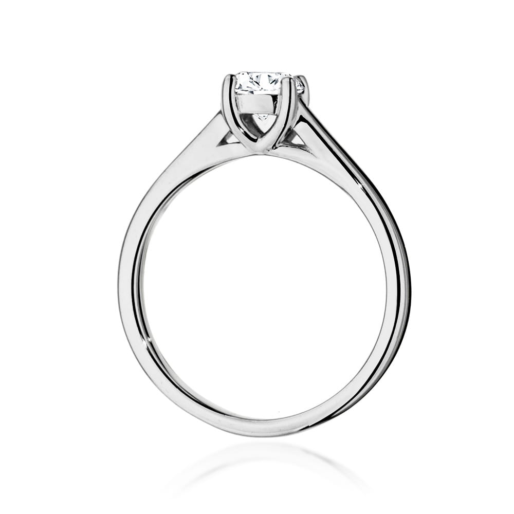 W544 Diamantový prsteň 0,50ct biele zlato Au 585/1000 - 2