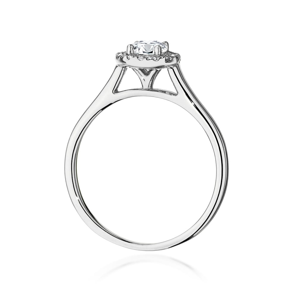 W550 Diamantový prsteň 0,40ct biele zlato Au 585/1000 - 2