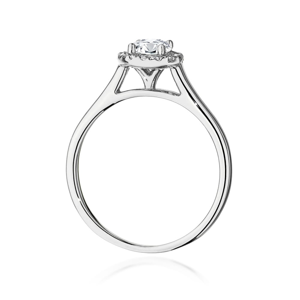 W550 Diamantový prsteň 0,50ct biele zlato Au 585/1000 - 2