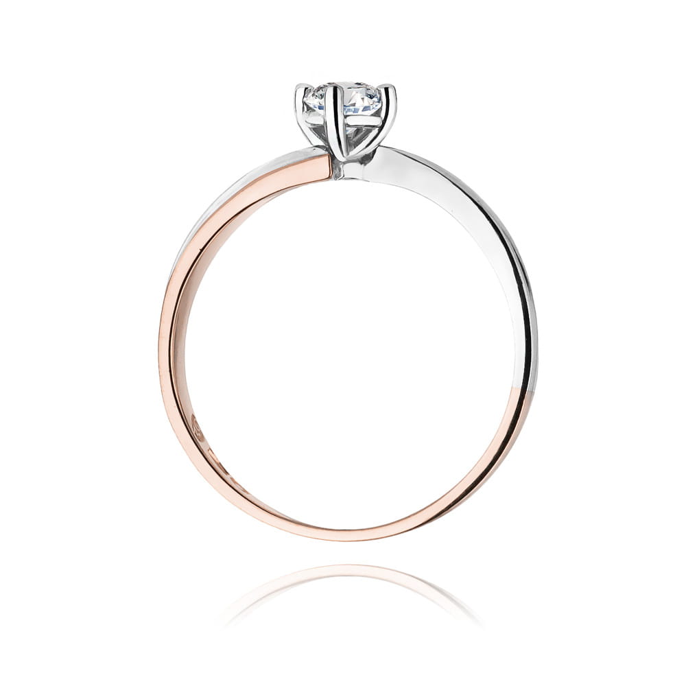 W231B Diamantový prsteň 0,30ct ružové zlato Au 585/1000 - 2