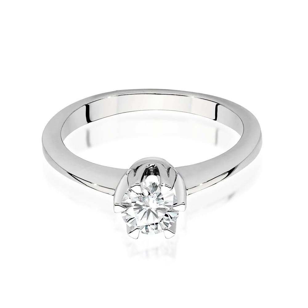 W220B Diamantový prsteň 0,50ct biele zlato Au 585/1000 - 1