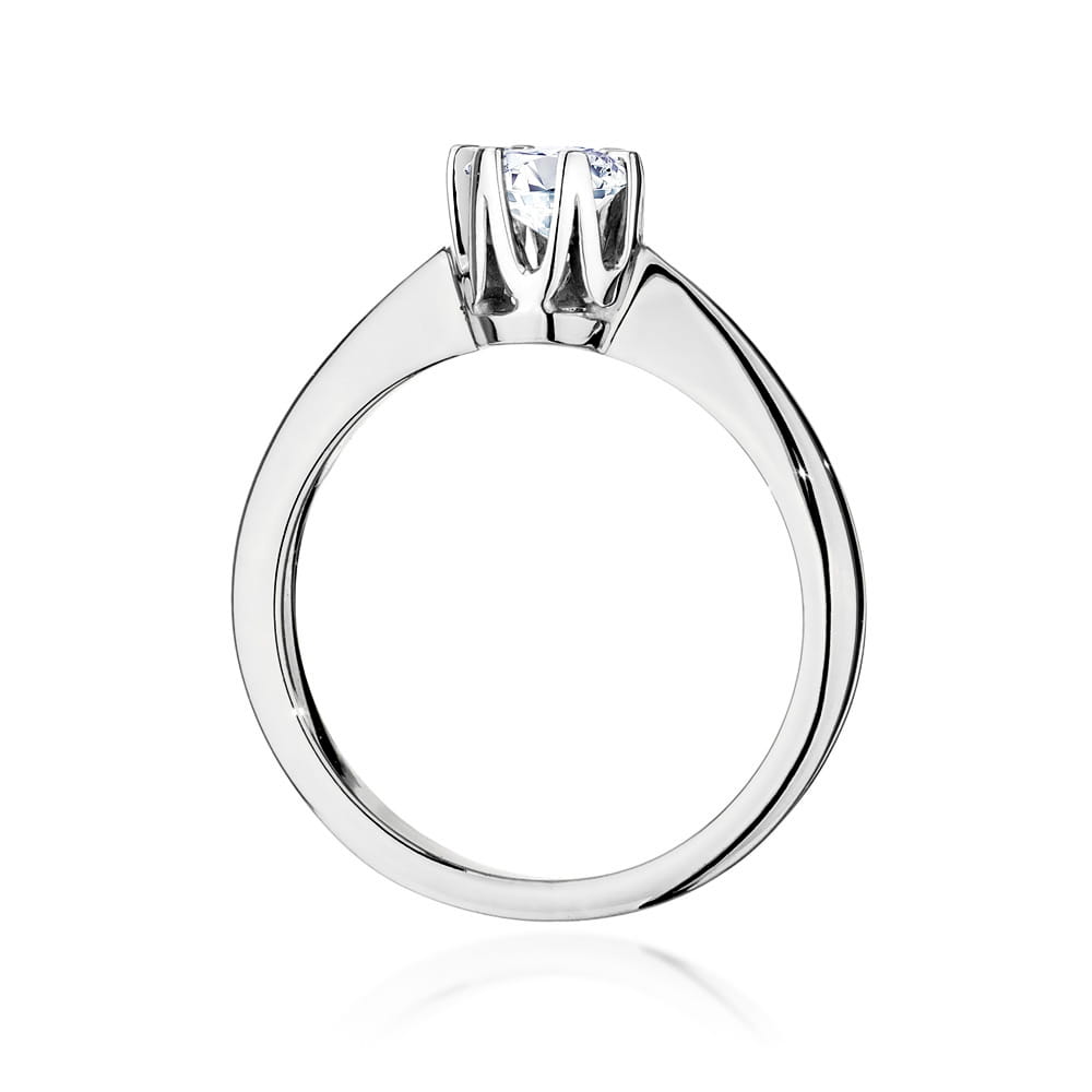W220B Diamantový prsteň 0,50ct biele zlato Au 585/1000 - 2